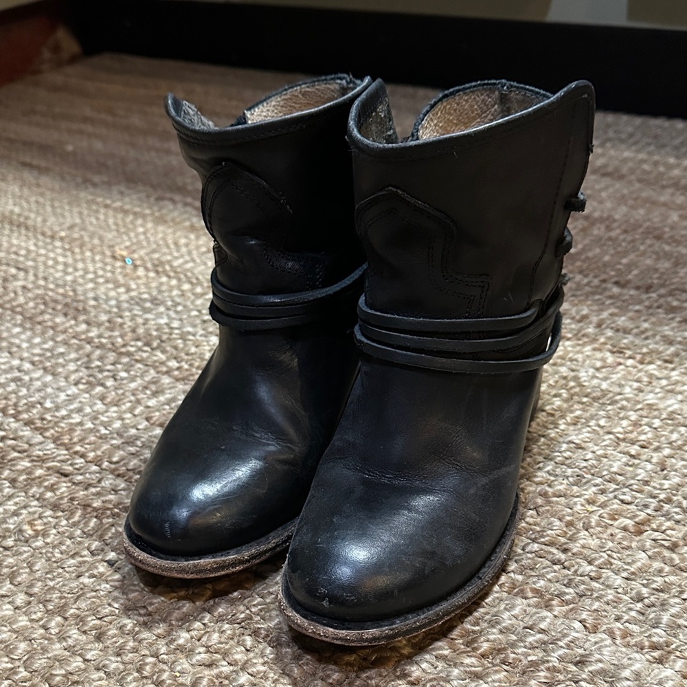 Freebird Black Heeled Boots